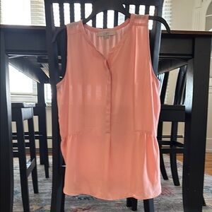 Loft Women's Pink Sleeveless Top